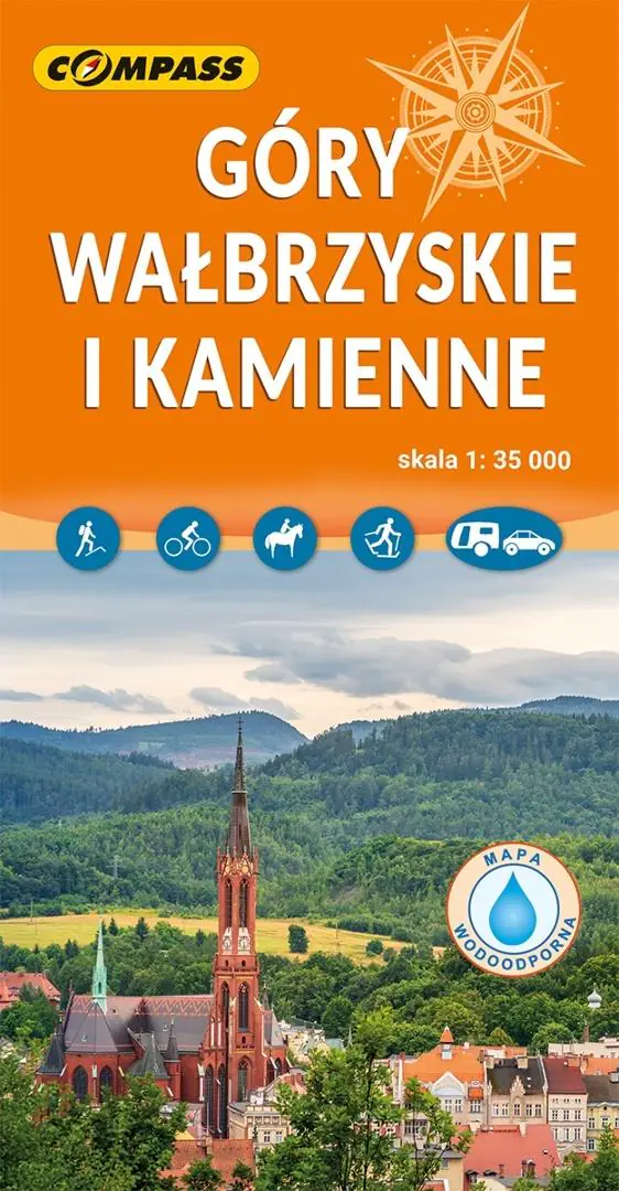 Książka - Mapa turysty. Góry Wałbrzyskie i kamienne 1:35 000