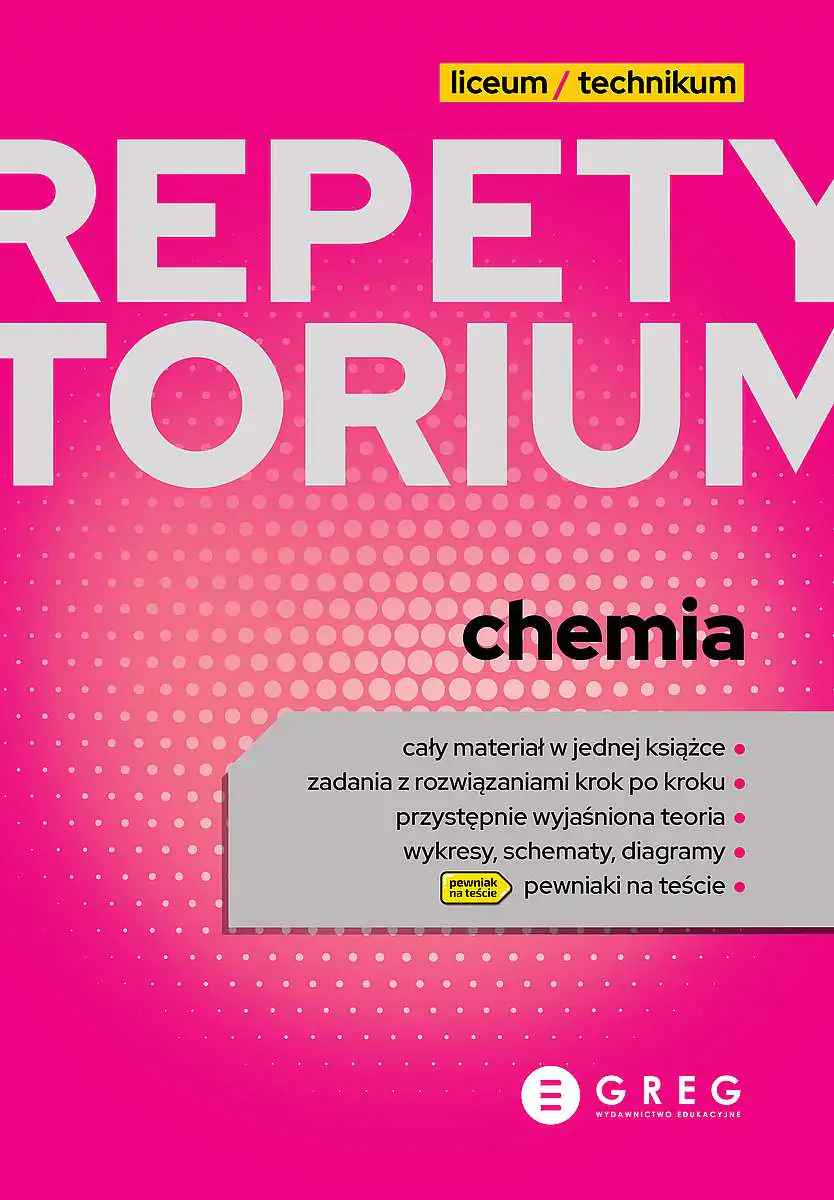Książka - Chemia. Repetytorium 2023. Liceum/technikum