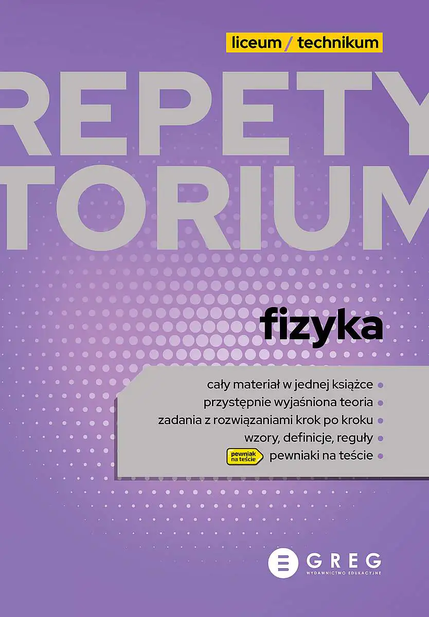 Książka - Fizyka. Repetytorium. Liceum i technikum