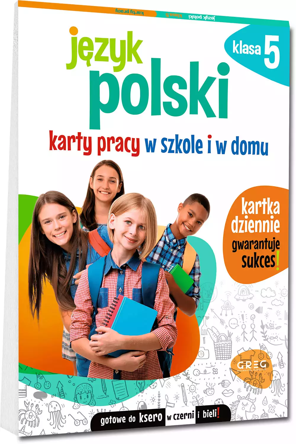 Książka - Język polski. Karty pracy w szkole i w domu - klasa 5