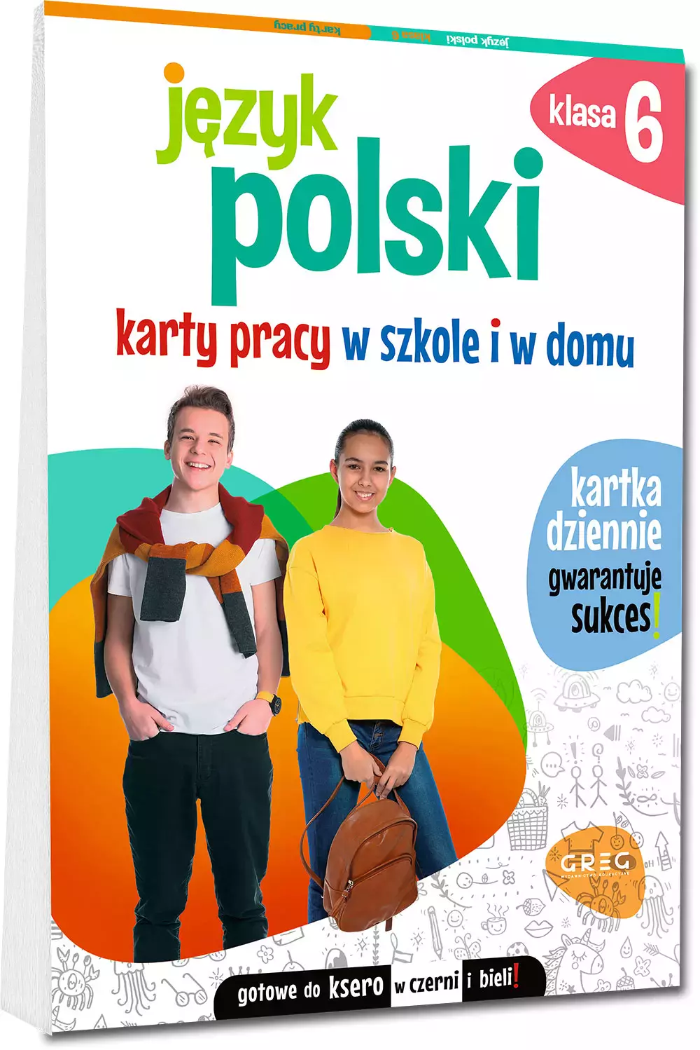 Książka - Język polski. Karty pracy w szkole i w domu - klasa 6