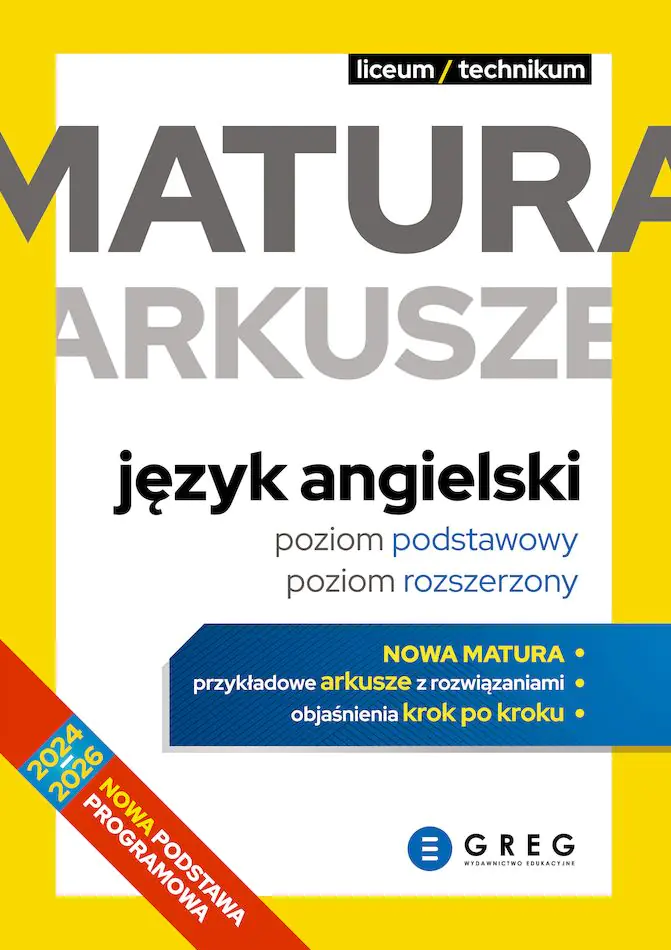 Książka - Matura. Arkusze. Język angielski. Poziom podstawowy, poziom rozszerzony