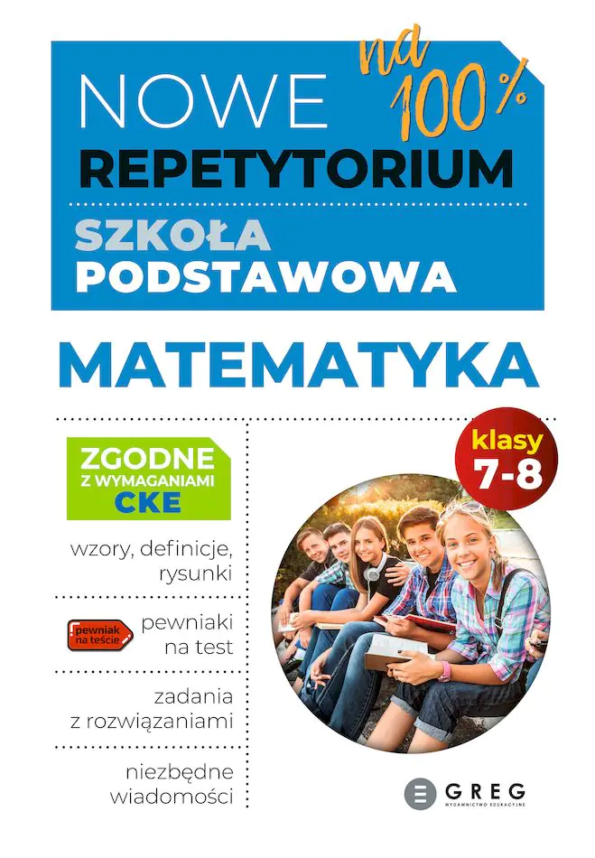 Książka - Nowe Repetytorium. Matematyka. Szkoła podstawowa. Klasy 7-8