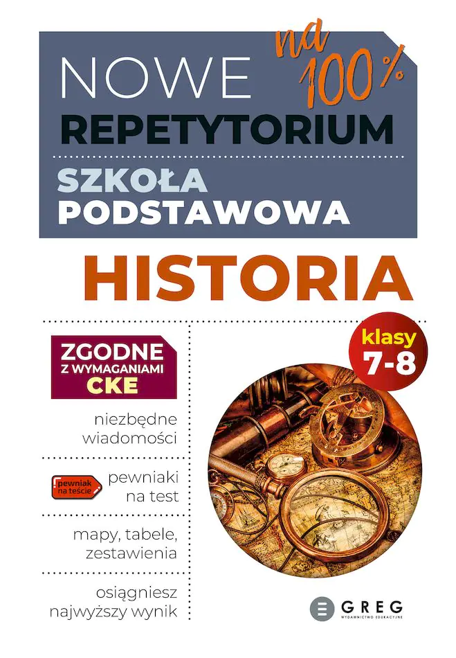 Książka - Nowe Repetytorium - szkoła podstawowa. Historia, kl. 7-8 - 2026