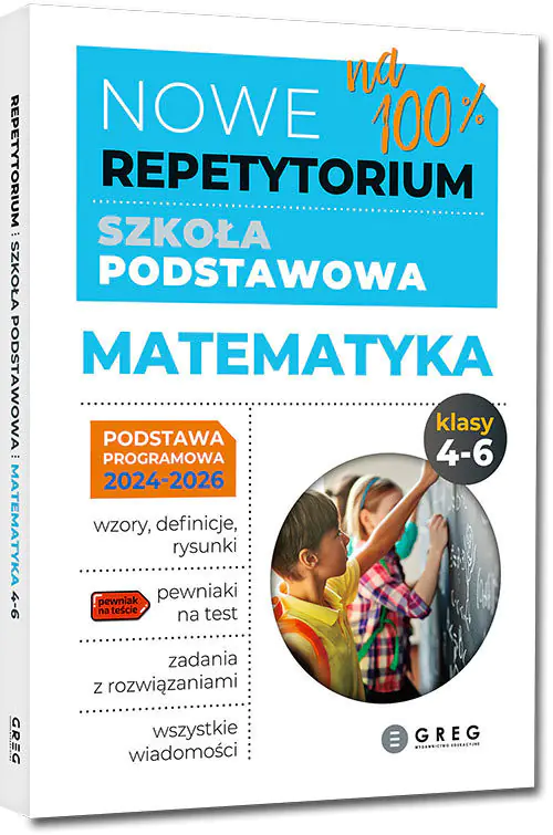 Książka - Matematyka. Nowe Repetytorium. Szkoła podstawowa. Klasa 4-6 - 2024-2026