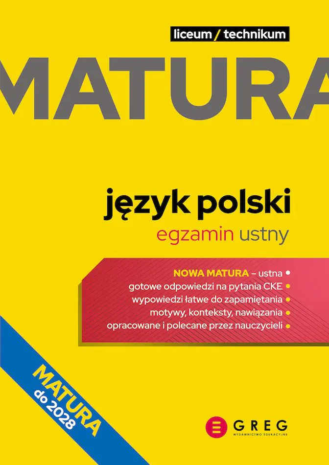 Książka - Język polski. Egzamin ustny. Repetytorium maturalne. Matura do 2028