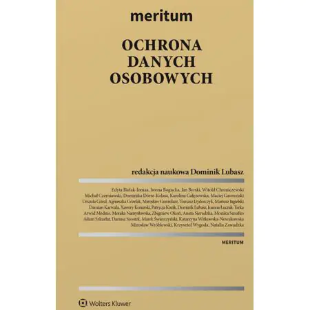 Książka - MERITUM Ochrona danych osobowych