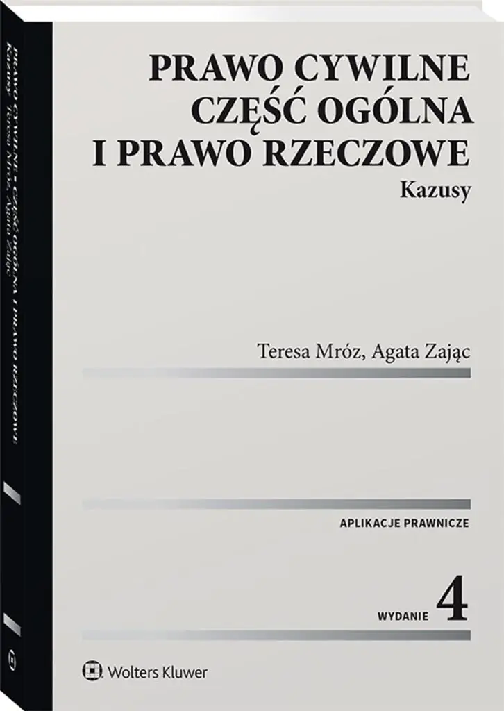 Książka - Prawo cywilne część ogólna i prawo rzeczowe