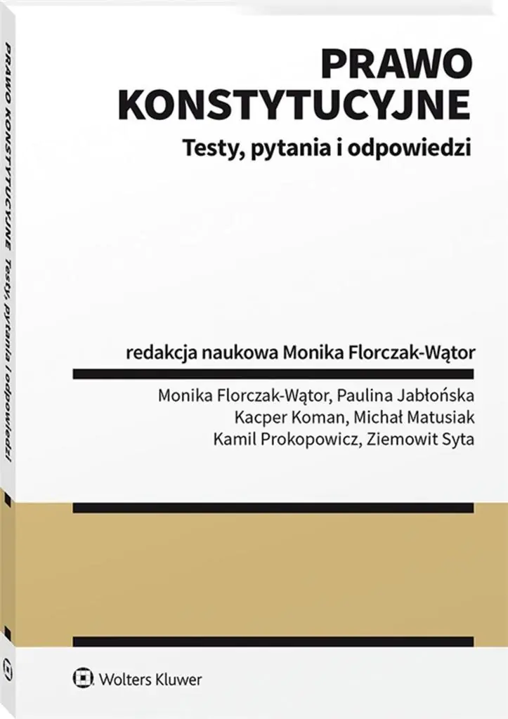 Książka - Prawo konstytucyjne. Testy, pytania i odpowiedzi