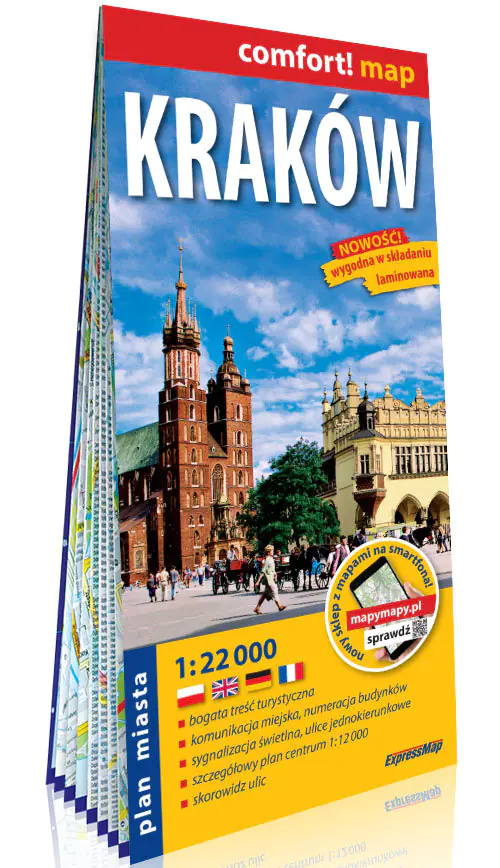 Książka - Kraków. Plan miasta 1:22 000