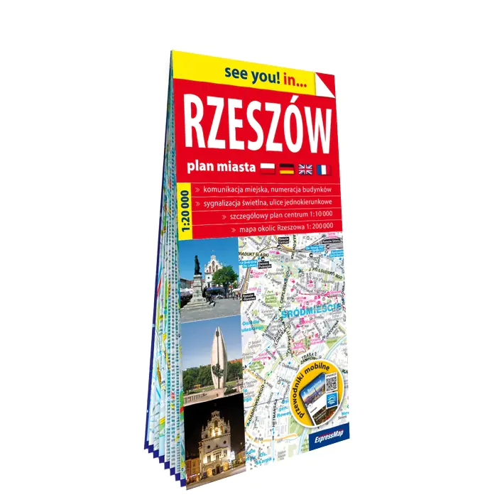 Książka - Rzeszów. Plan miasta 1:20 000