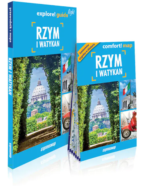 Książka - Rzym i Watykan light: przewodnik + mapa
