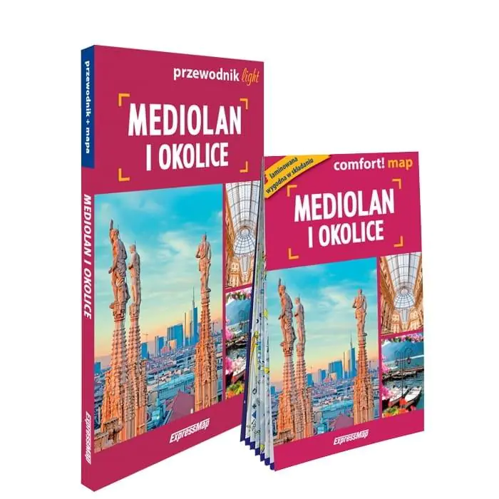Książka - Mediolan i okolice. Przewodnik + mapa