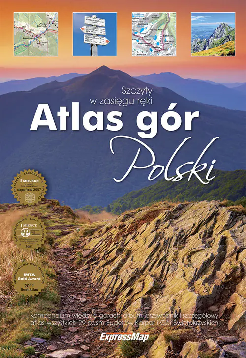 Książka - Atlas gór Polski. Szczyty w zasięgu ręki