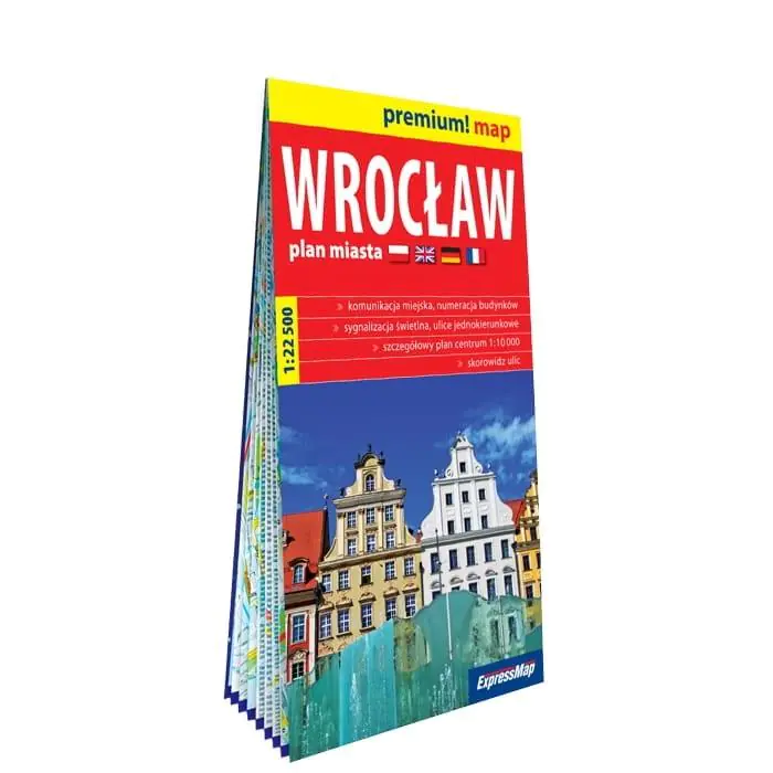 Książka - Wrocław. Plan miasta 1:22 500