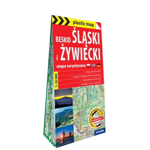 Książka - Beskid Śląski i Żywiecki. Mapa turystyczna 1:50 000