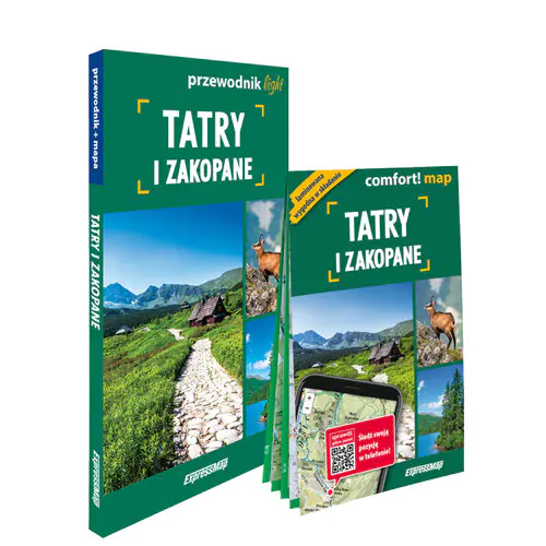 Książka - Tatry i Zakopane light: przewodnik + mapa