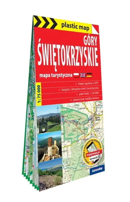 Książka - Góry Świętokrzyskie. Mapa turystyczna 1:75 000