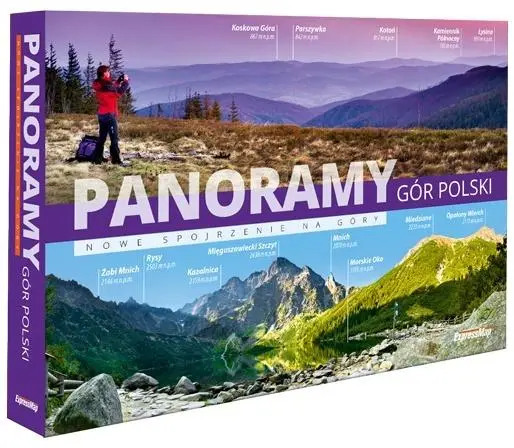 Książka - Panoramy gór Polski. Nowe spojrzenie na góry