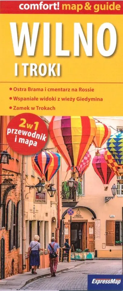 Książka - Wilno i Troki 2w1. Przewodnik i mapa