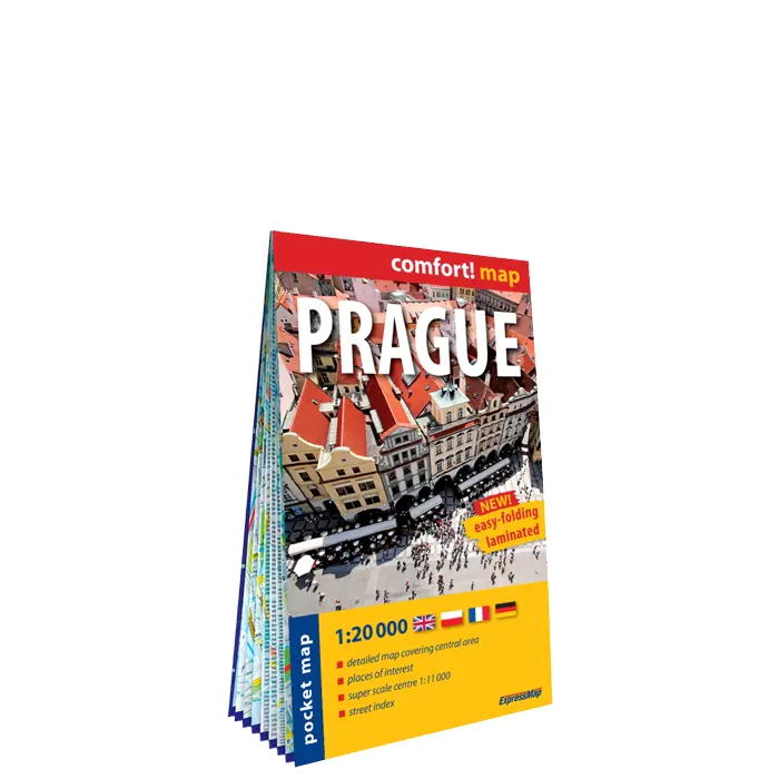 Książka - Prague. Plan miasta 1:20 000