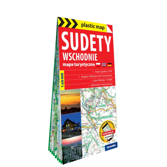 Książka - Sudety Wschodnie. Mapa turystyczna 1:60 000