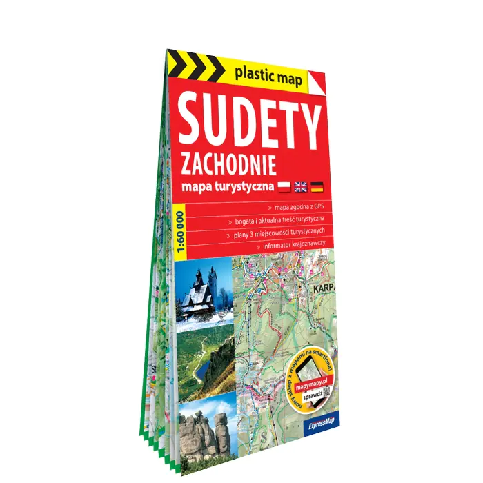 Książka - Sudety Zachodnie. Mapa turystyczna 1:60 000