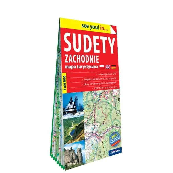 Książka - Sudety Zachodnie. Mapa turystyczna 1:60 000