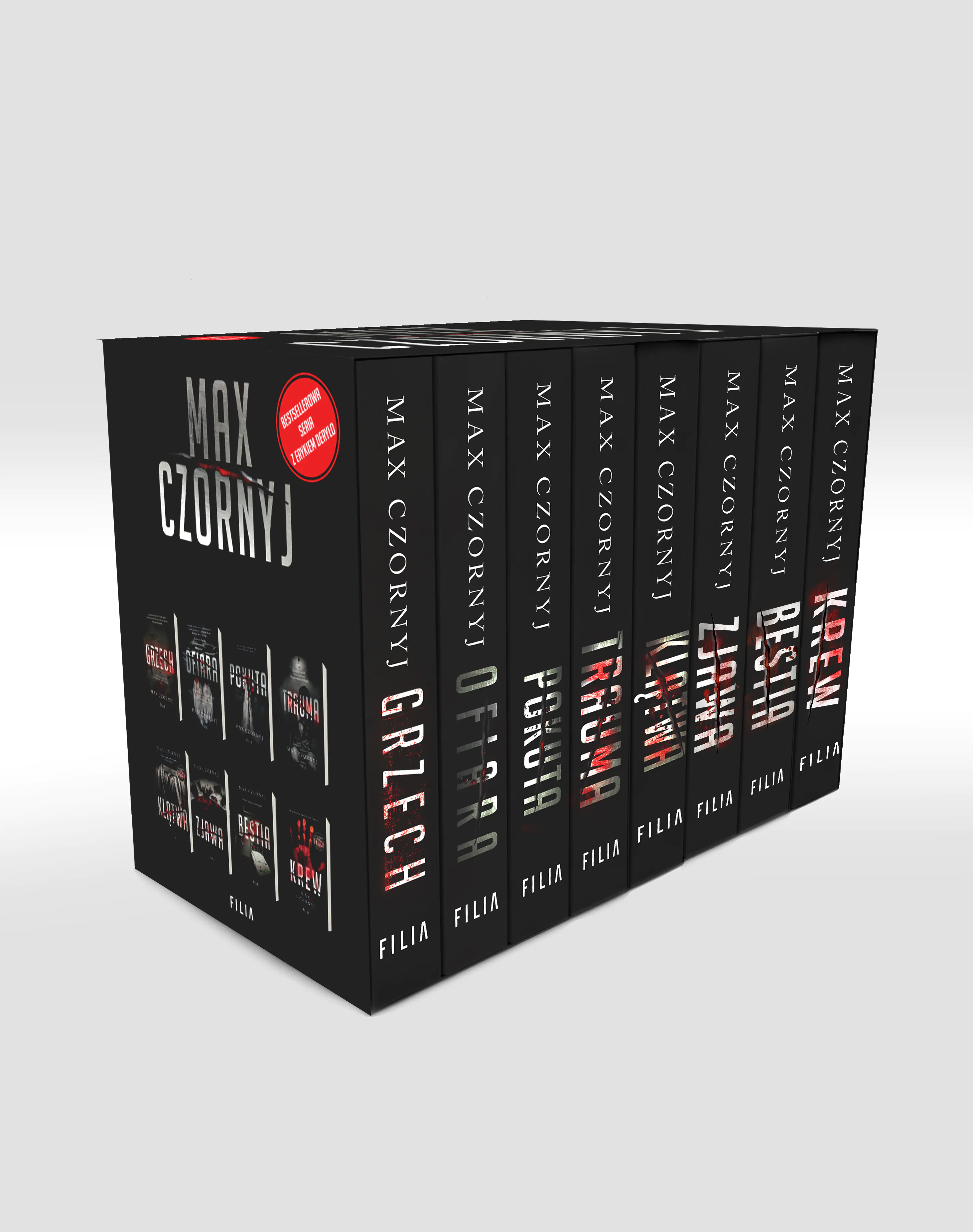 Książka - Pakiet: Grzech / Ofiara / Pokuta / Trauma / Klątwa / Zjawa / Bestia / Krew