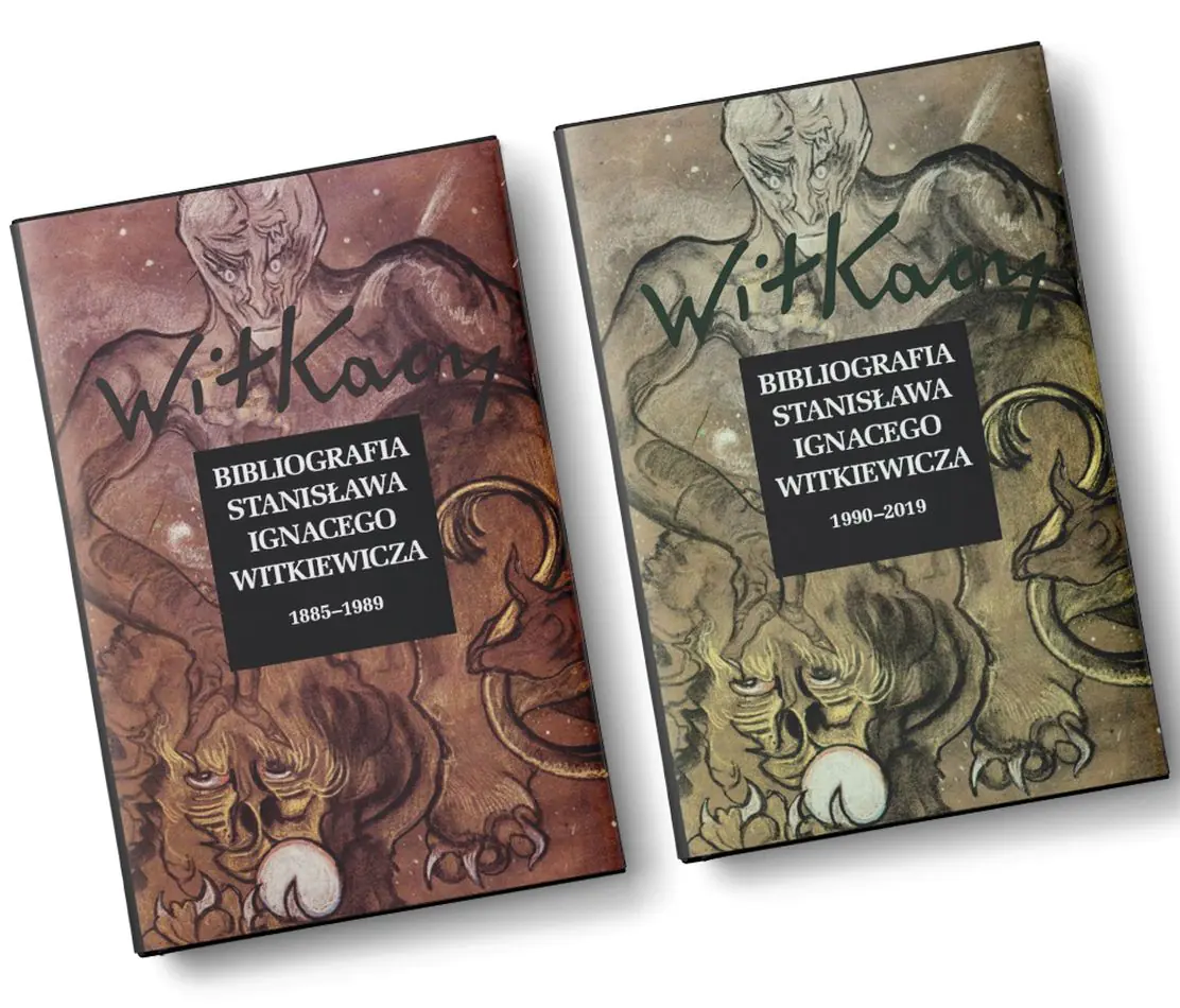 Książka - Pakiet: Bibliografia Stanisława Ignacego Witkiewicza 1885-1989 / Bibliografia Stanisława Ignacego Witkiewicza 1990-2019. Tom 1-2