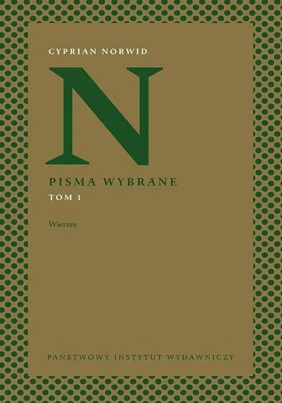 Książka - Wiersze. Pisma wybrane. Tom 1