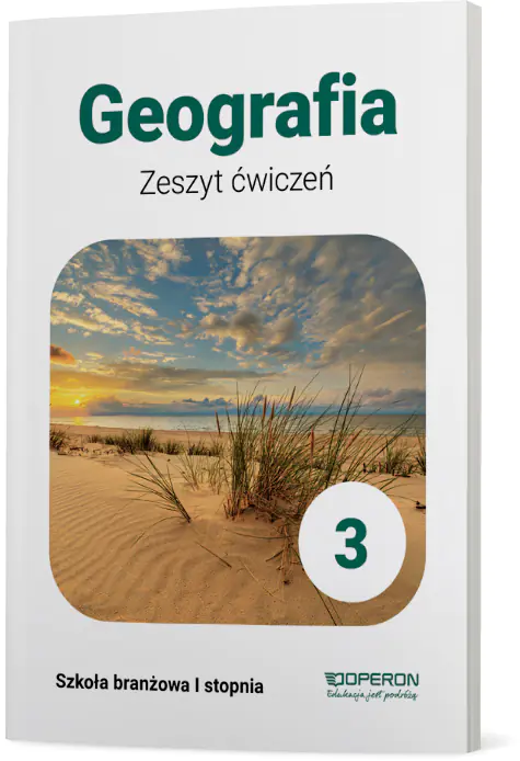 Książka - Geografia. Zeszyt ćwiczeń 3. Szkoła branżowa 1 stopnia