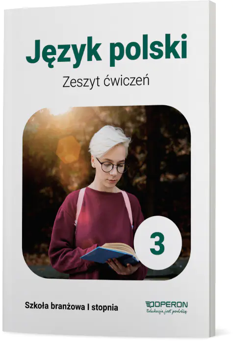 Książka - Język polski. Zeszyt ćwiczeń 3. Szkoła branżowa 1 stopnia