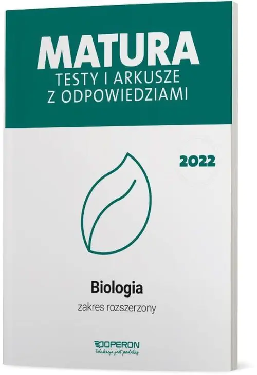 Książka - Matura 2023. Biologia. Testy i arkusze z odpowiedziami. Zakres rozszerzony