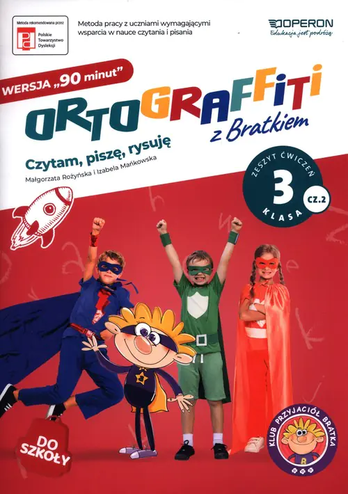 Książka - Ortograffiti z Bratkiem 3. Zeszyt ćwiczeń. Część 2. Szkoła podstawowa