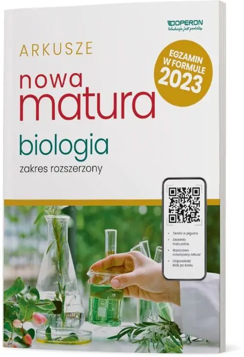 Książka - Matura 2023. Biologia. Arkusze maturalne. Zakres rozszerzony