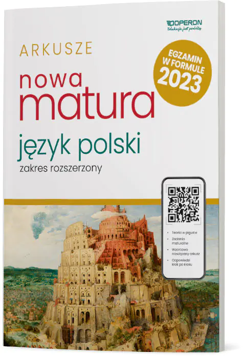 Książka - Matura 2023. Język polski. Arkusze maturalne. Zakres rozszerzony