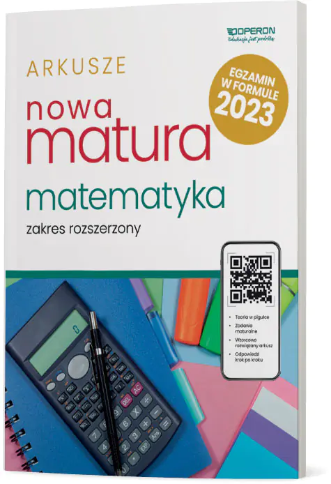 Książka - Matura 2023. Matematyka. Arkusze maturalne. Zakres rozszerzony