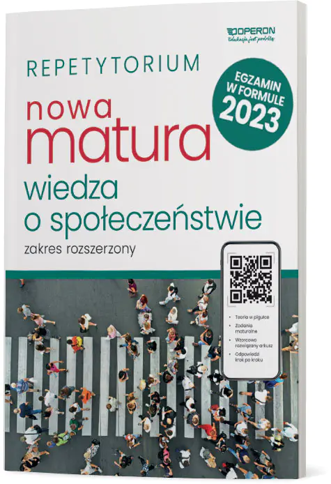 Książka - Matura. Wiedza o społeczeństwie. Repetytorium 2023. Zakres rozszerzony