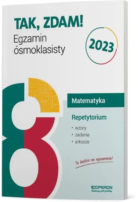 Książka - Egzamin ósmoklasisty 2023. Matematyka. Repetytorium. Wzory, zadania i arkusze