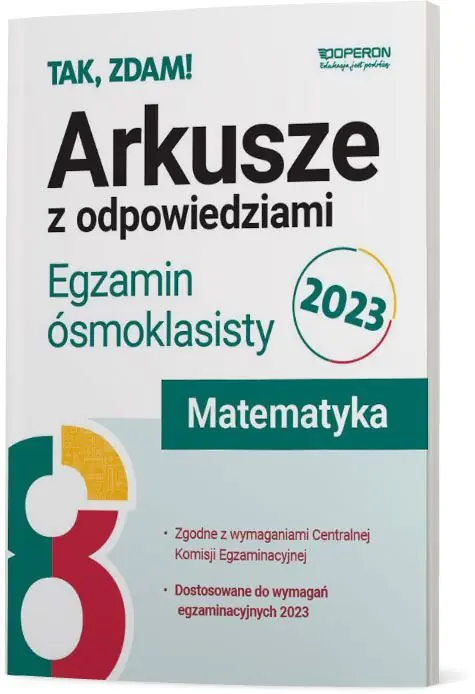 Książka - Matematyka. Arkusze. Egzamin ósmoklasisty 2023