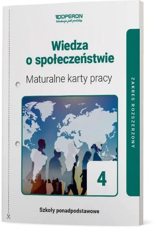 Książka - Wiedza o społeczeństwie. Maturalne karty pracy 4. Liceum i technikum. Zakres rozszerzony