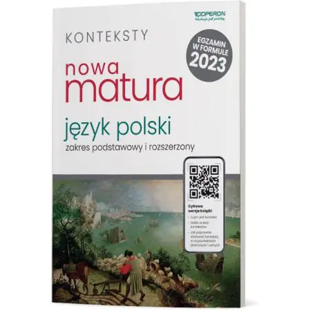 Książka - Konteksty. Język polski. Zakres podstawowy i rozszerzony. Nowa matura 2023