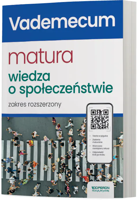 Książka - Wiedza o społeczeństwie. Vademecum. Zakres rozszerzony. Nowa matura 2024