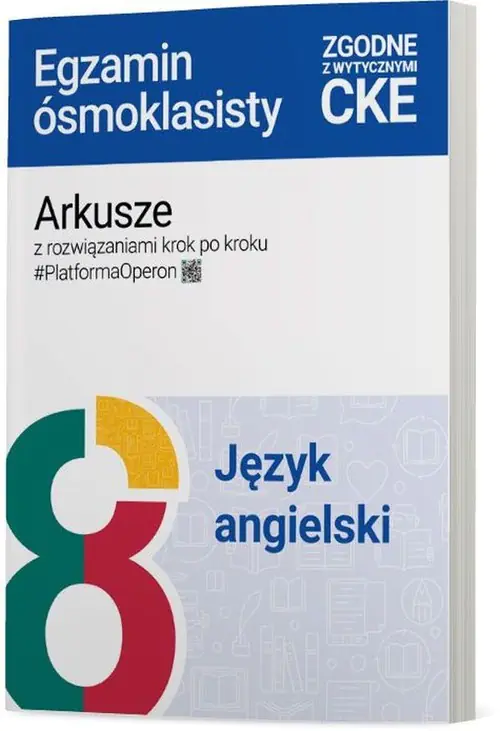 Książka - Egzamin ósmoklasisty 2025 Język angielski arkusze