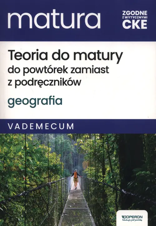 Książka - Vademecum. Geografia. Teoria do matury do powtórek zamiast z podręczników