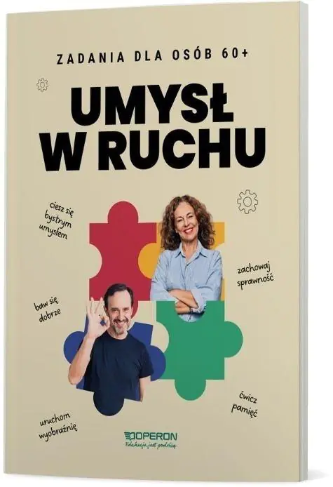 Książka - Umysł w ruchu. Zeszyt do treningu dla osób 60+
