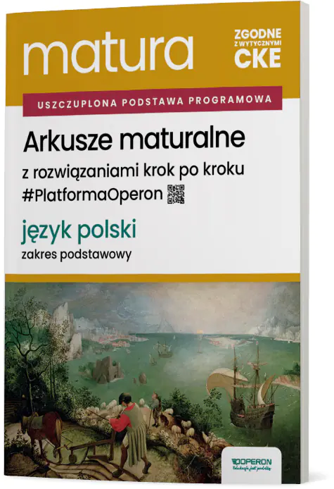 Książka - Matura 2026. Język polski. Arkusze maturalne z rozwiązaniami krok po kroku. Zakres podstawowy