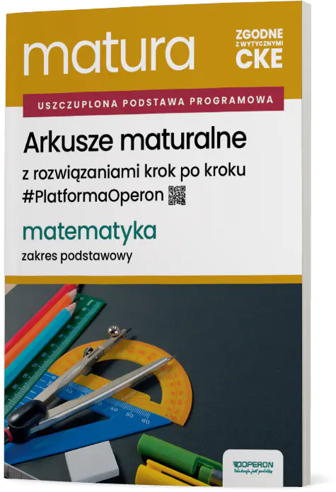 Książka - Matura 2026. Matematyka. Arkusze maturalne z rozwiązaniami krok po kroku. Zakres podstawowy