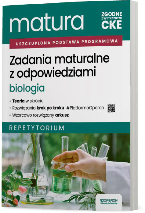 Książka - Matura 2026. Biologia. Zadania maturalne z odpowiedziami. Repetytorium. Zakres rozszerzony